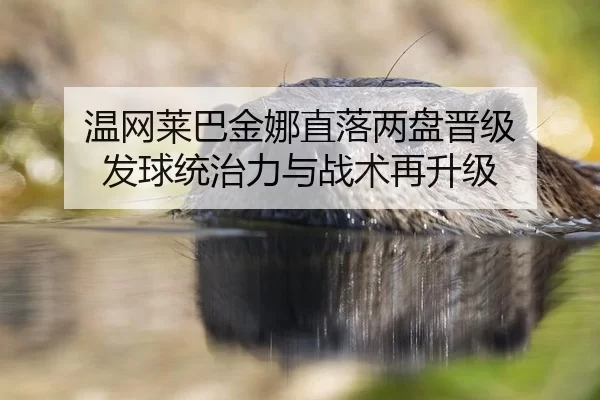 温网莱巴金娜直落两盘晋级 发球统治力与战术再升级